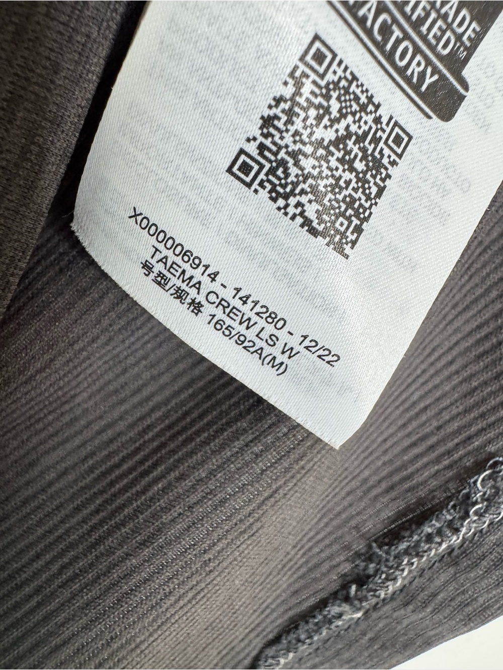 Arc'teryx Women's Taema Crew Neck Shirt UPF 50+ Gray Size M - Picture 8 of 10